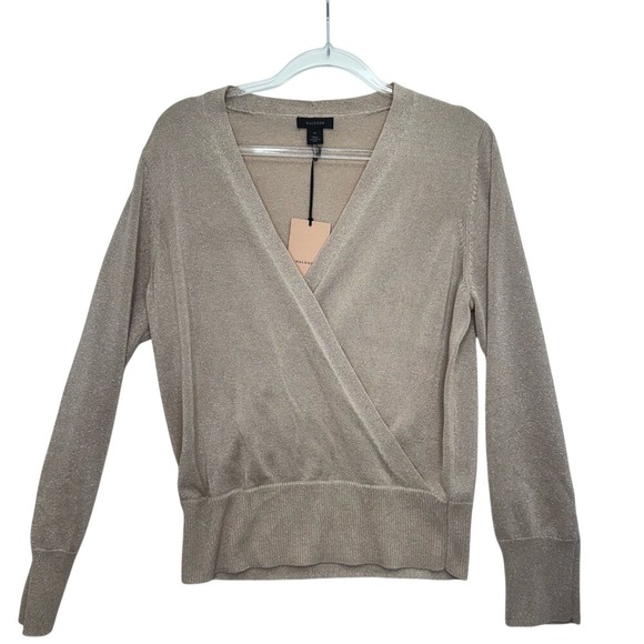 Halogen Women's Shimmering Cross Sweater, Size M - Picture 3 of 8